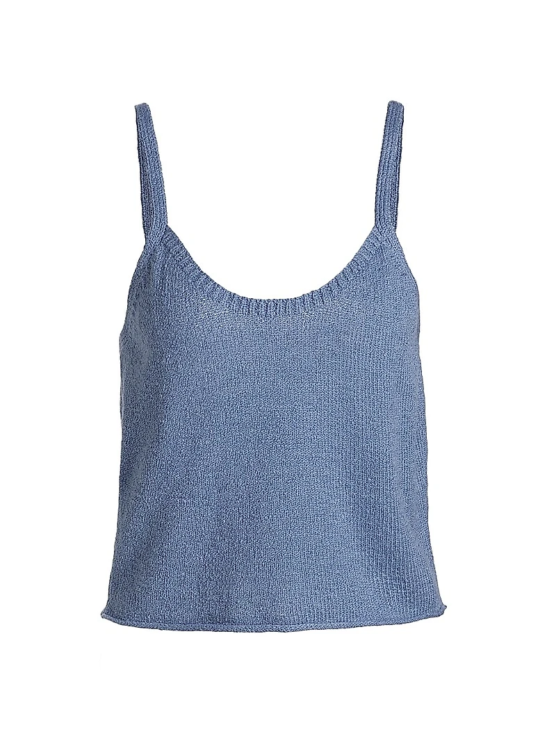 Nora Lite Cotton Scoopneck Camisole Top