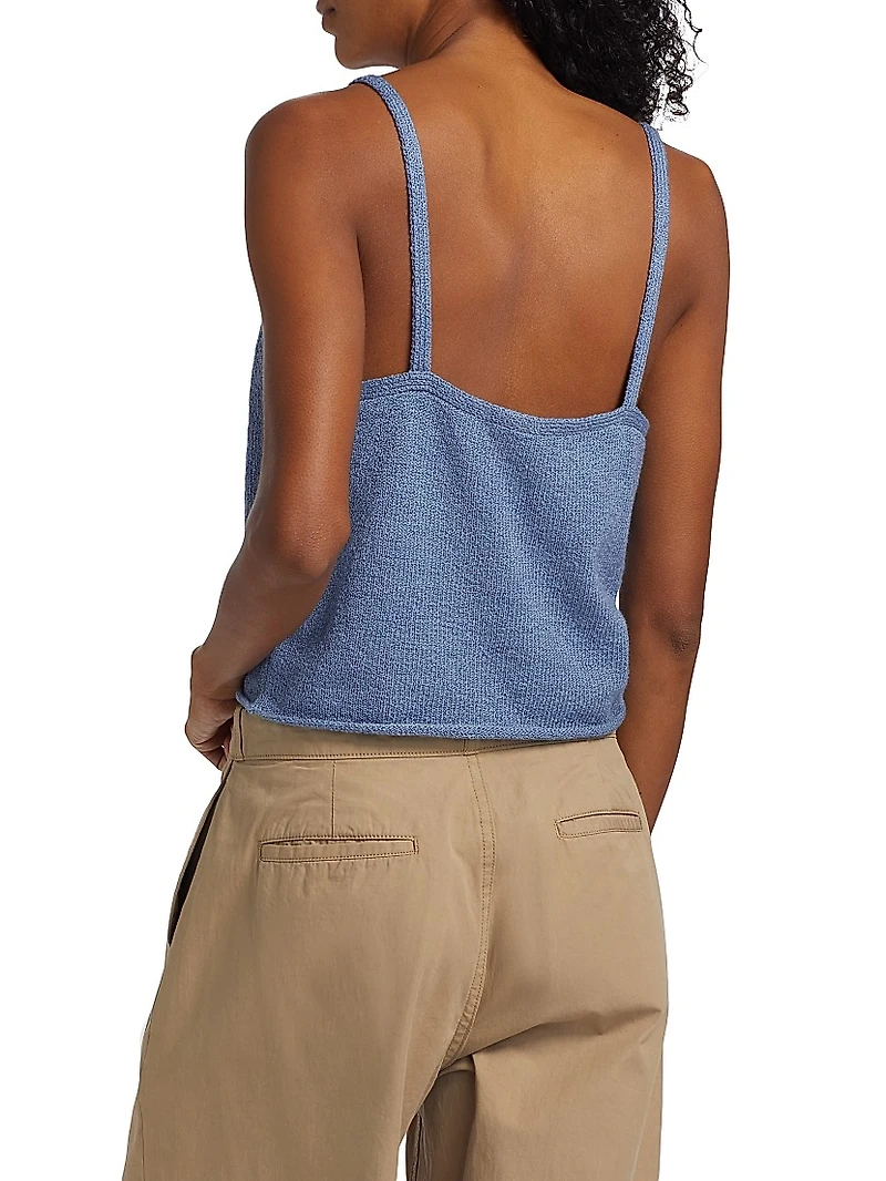 Nora Lite Cotton Scoopneck Camisole Top