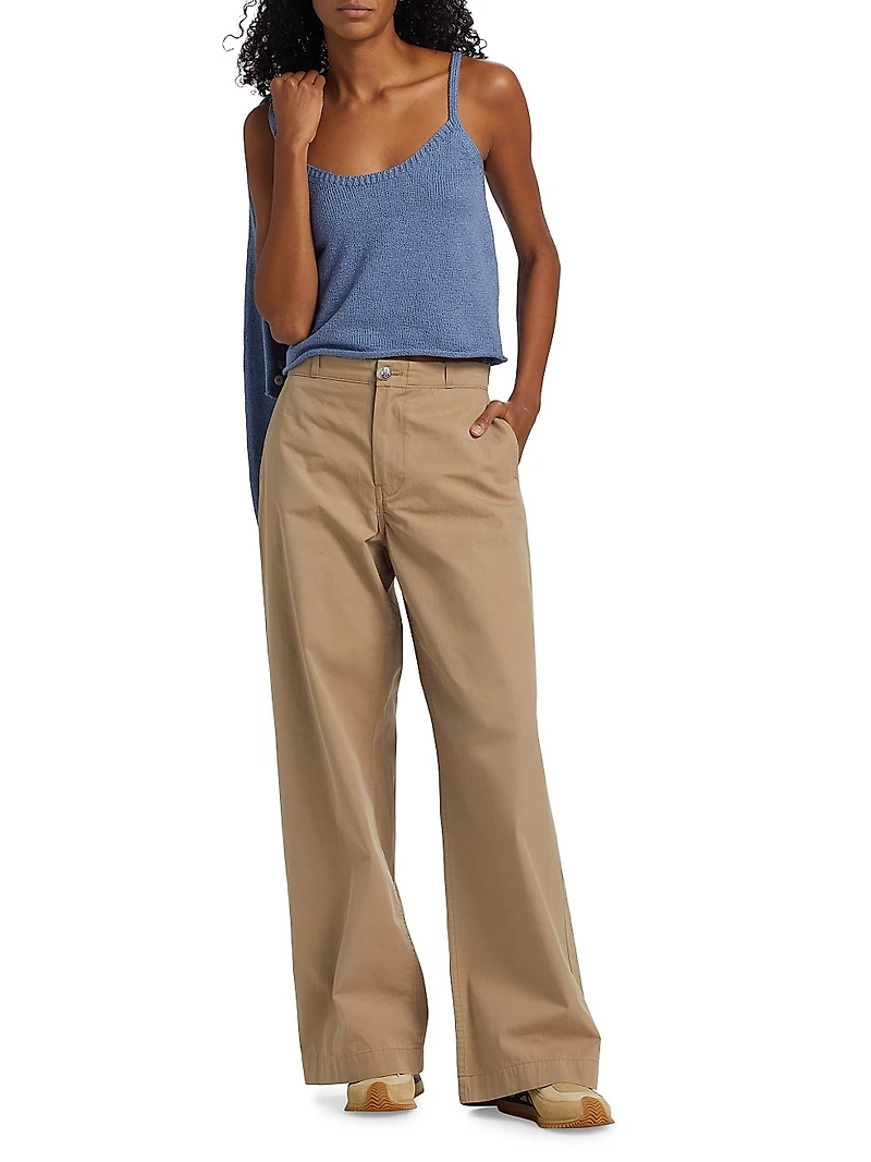 Nora Lite Cotton Scoopneck Camisole Top