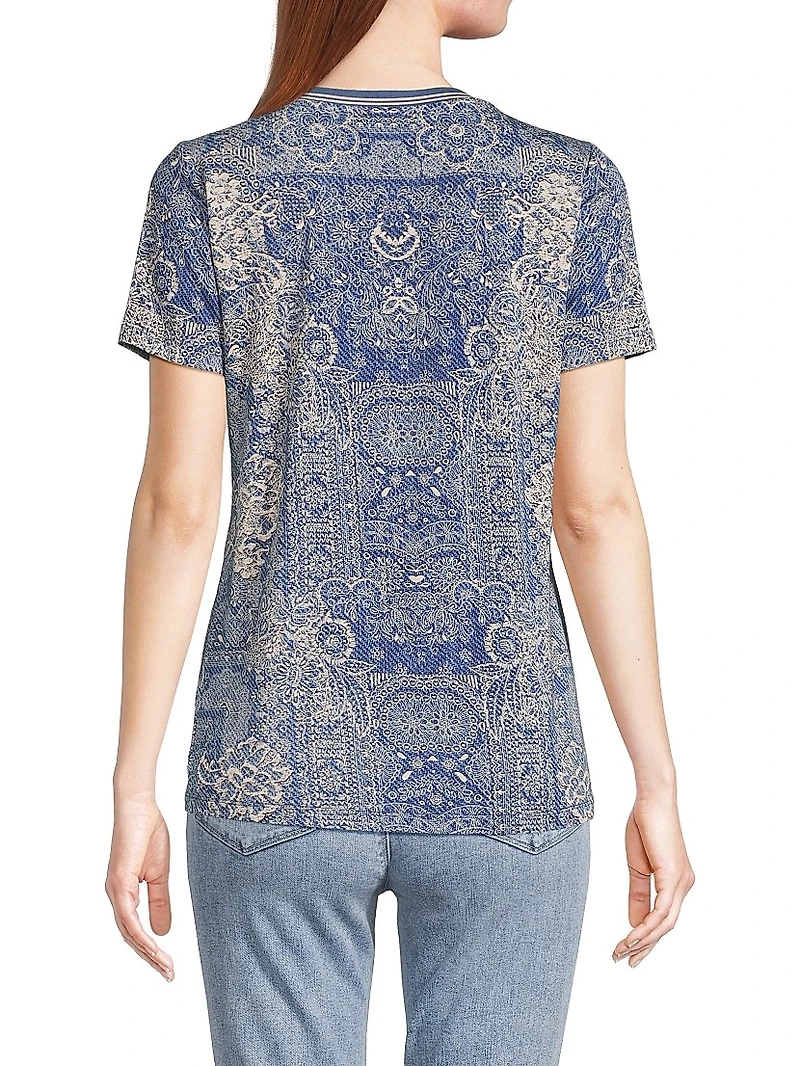 The Janie Favorite Floral Crewneck T-Shirt