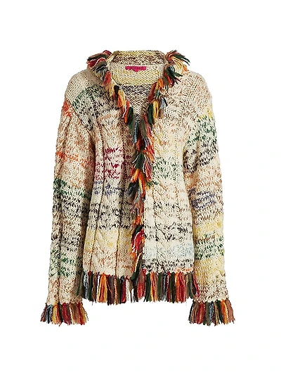 Run Ragged Cotton Fringe Cardigan