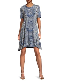 The Janie Favorite Paisley Knee-Length Dress