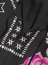 Hailee Floral Bell-Sleeve Minidress