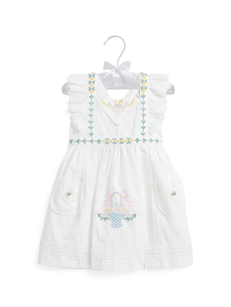 Baby Girl's Embroidered Eyelet Dress
