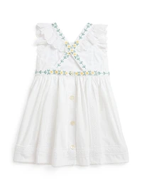 Baby Girl's Embroidered Eyelet Dress