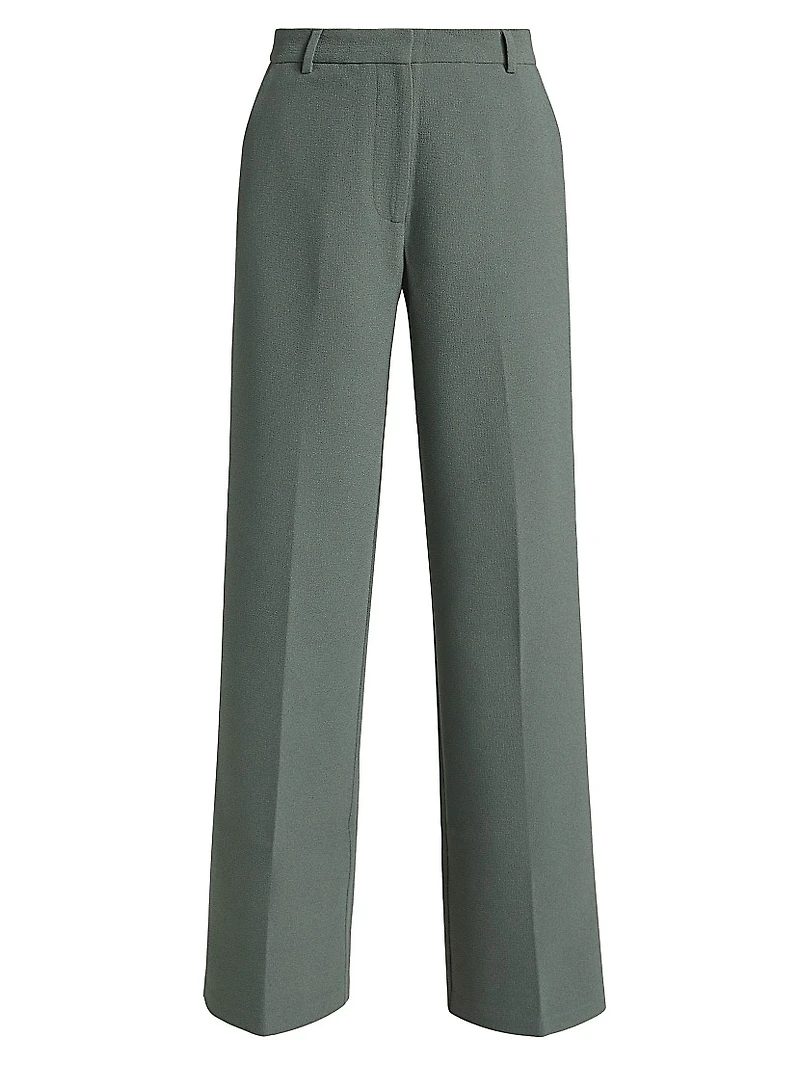 Pebble Straight-Leg Pants