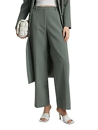 Pebble Straight-Leg Pants