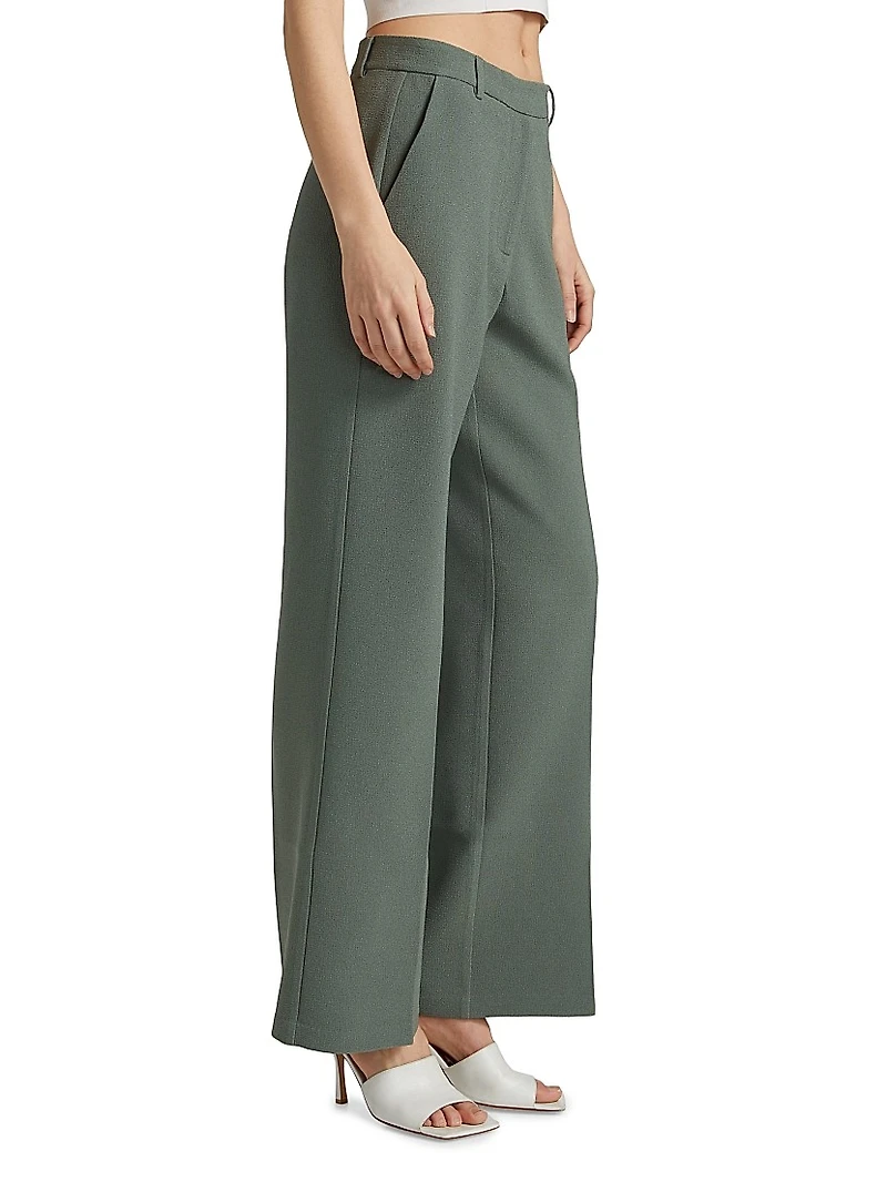 Pebble Straight-Leg Pants
