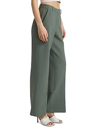 Pebble Straight-Leg Pants