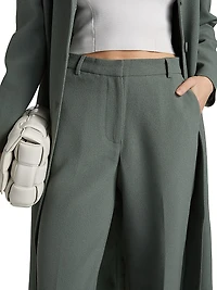 Pebble Straight-Leg Pants