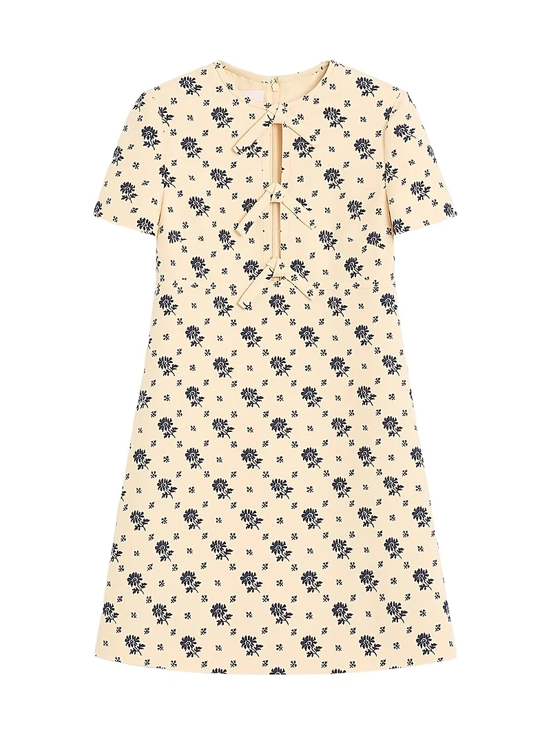 Short Dress in Crepe Couture