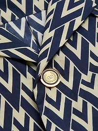 Cotton Popeline Bowling Shirt with Toute La V Print