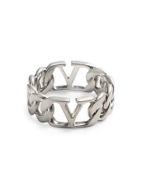VLogo Signature Metal Ring