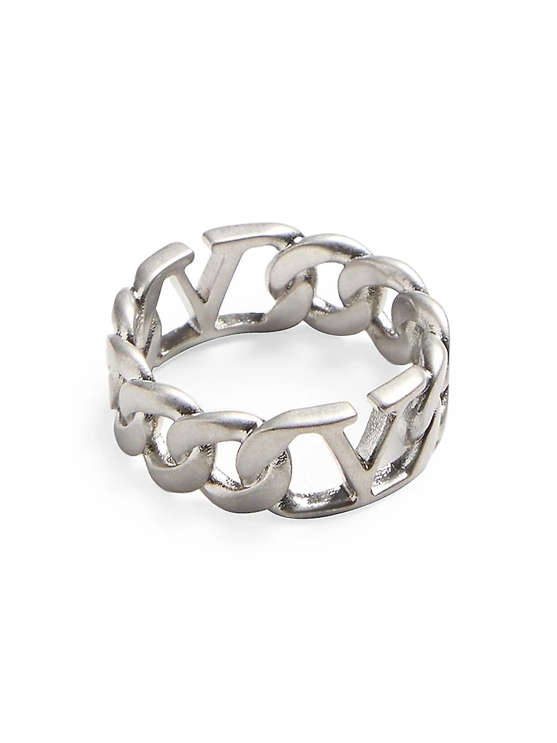 VLogo Signature Metal Ring