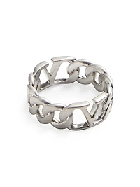 VLogo Signature Metal Ring
