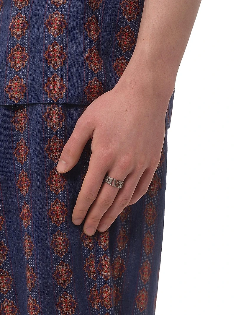 VLogo Signature Metal Ring