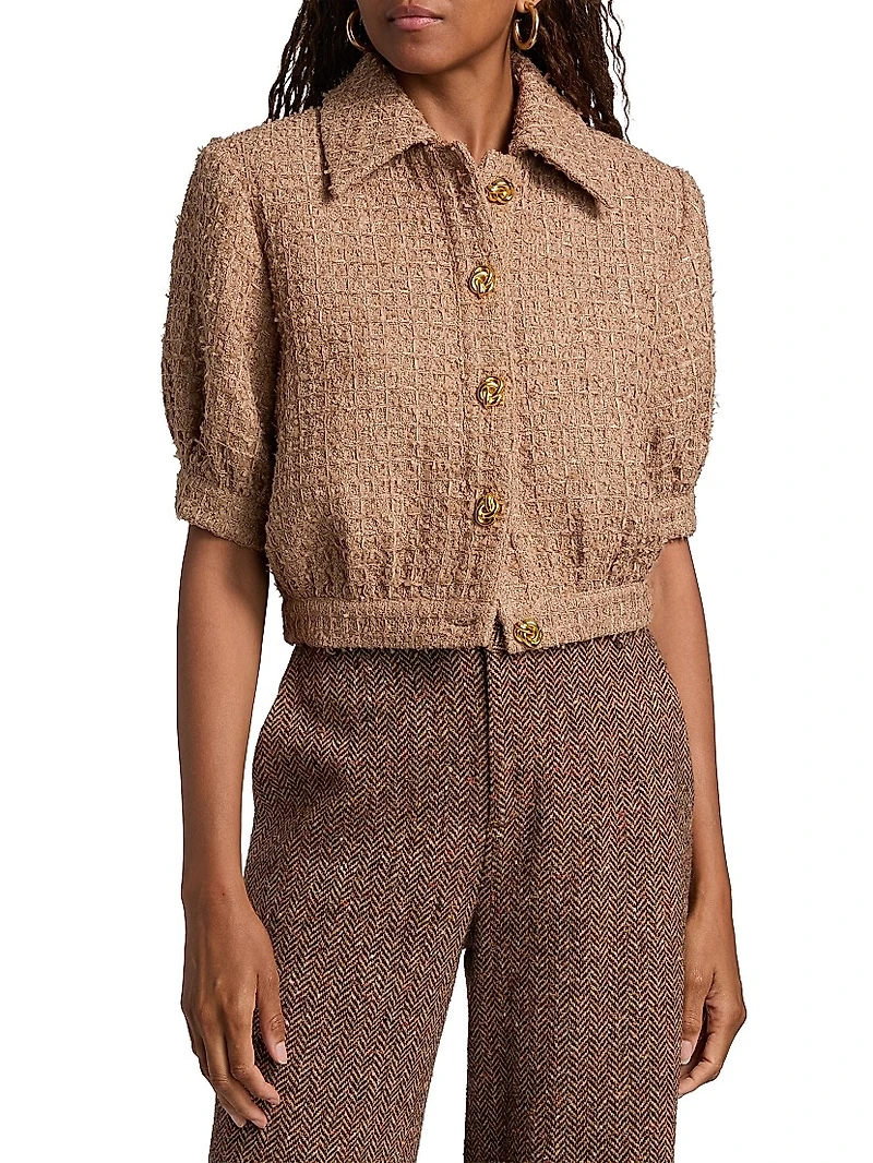 Cove Crop Short-Sleeve Jacket