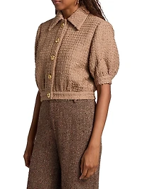 Cove Crop Short-Sleeve Jacket