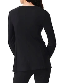 Roslyn Ponte U-Neck Blazer