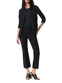 Roslyn Ponte U-Neck Blazer