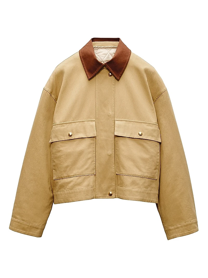Nonie Cotton Utility Jacket