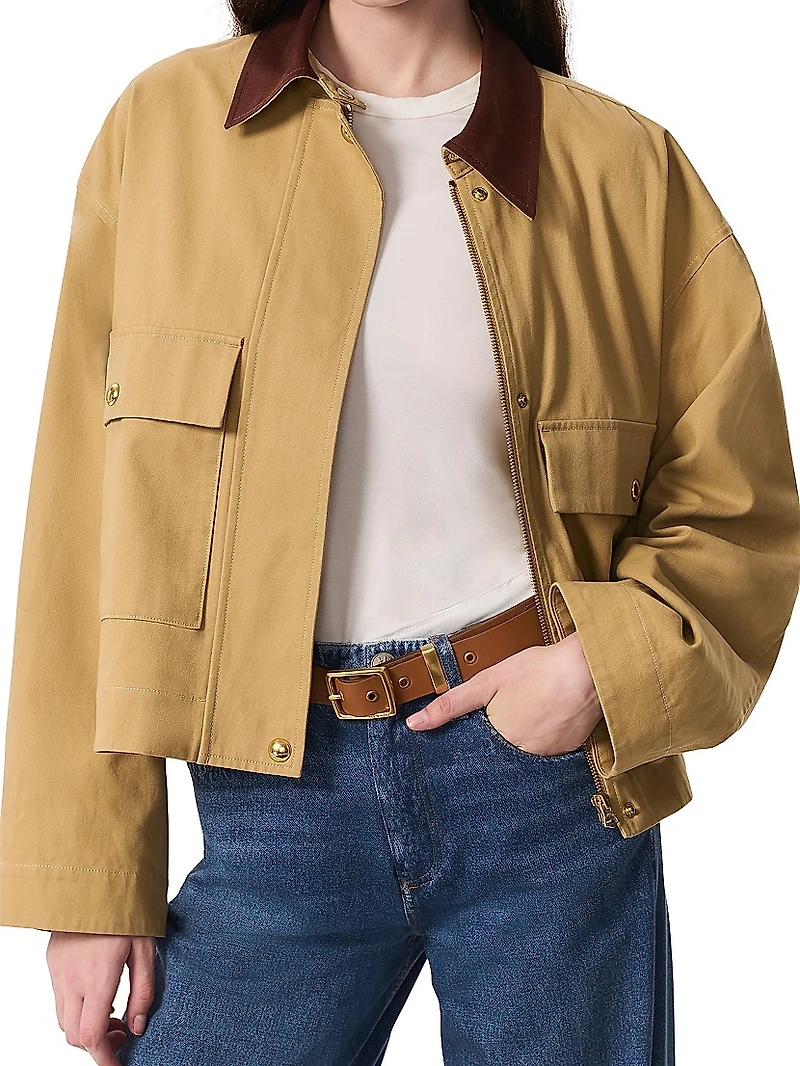 Nonie Cotton Utility Jacket