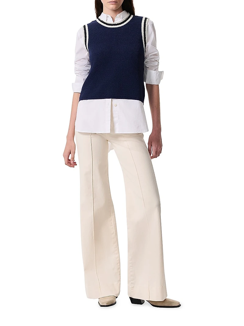 Meghan Compact-Knit Vest