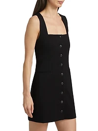 Marianne Button-Front Minidress