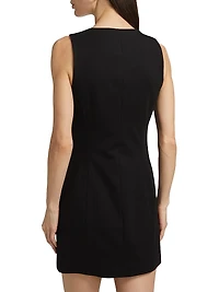 Marianne Button-Front Minidress