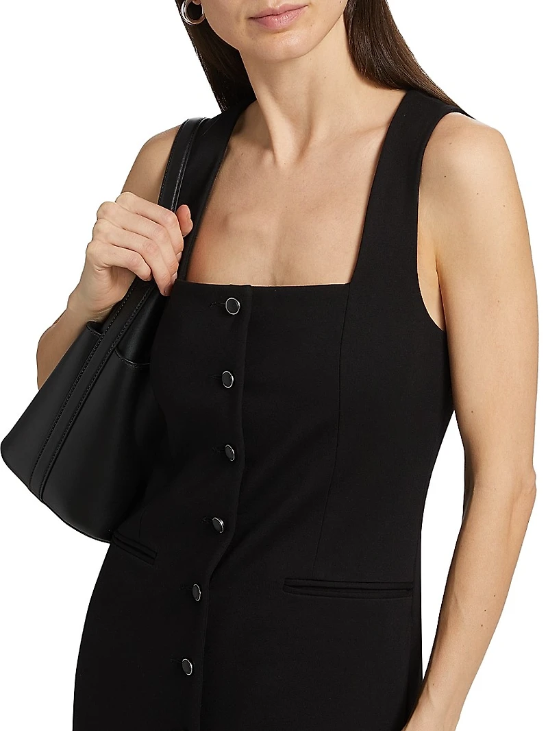 Marianne Button-Front Minidress