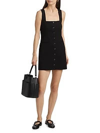 Marianne Button-Front Minidress
