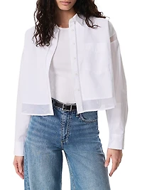 Beatrice Cotton Button-Front Shirt
