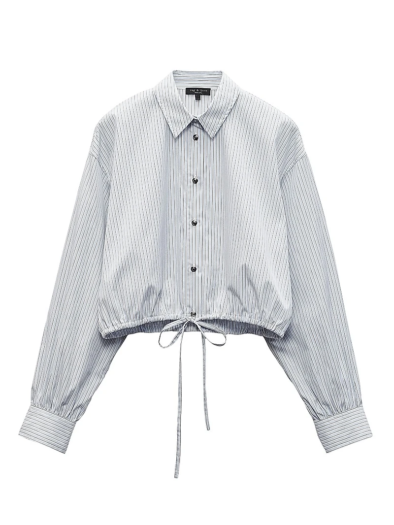 Georgie Striped Poplin Shirt
