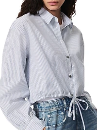 Georgie Striped Poplin Shirt