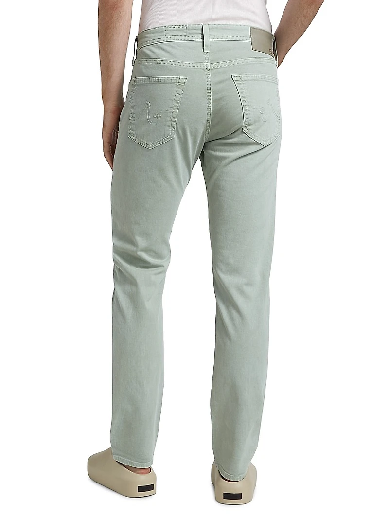 Tellis Sulfur Matcha Latte Slim-Straight Jeans