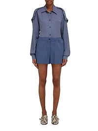 Faille Tailored Shorts