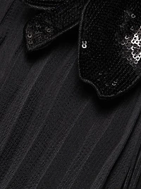 Blakely Pleated Halterneck Gown