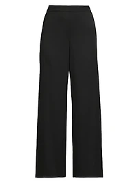Xandra Silk Wide-Leg Pants
