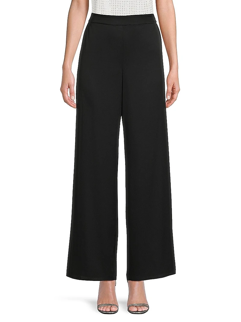 Xandra Silk Wide-Leg Pants
