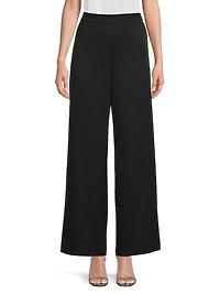 Xandra Silk Wide-Leg Pants