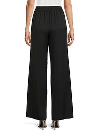 Xandra Silk Wide-Leg Pants