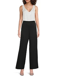 Xandra Silk Wide-Leg Pants
