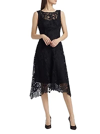 Iris Guipure Lace Cocktail Dress