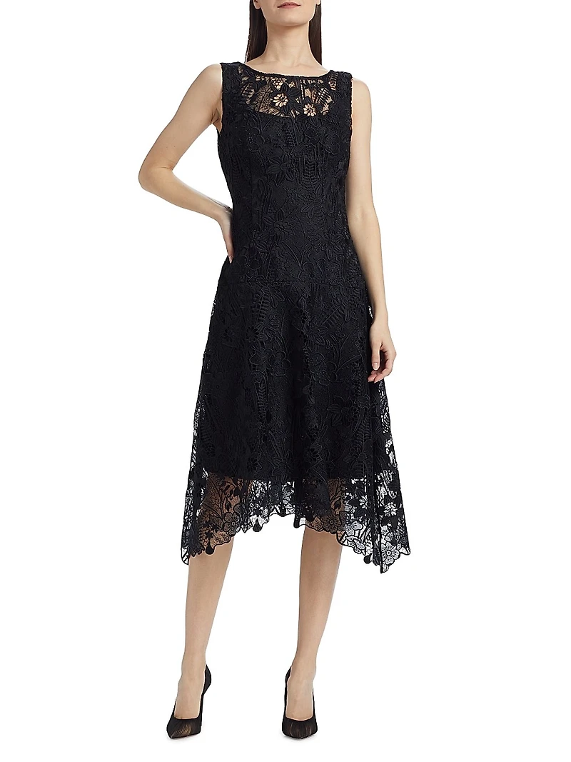 Iris Guipure Lace Cocktail Dress