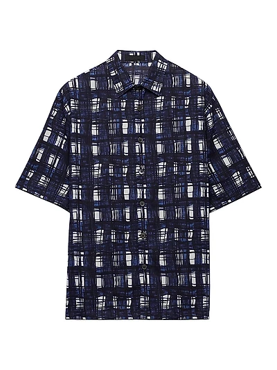 Short-Sleeved Cotton Shirt