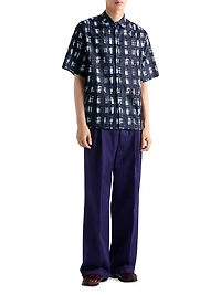 Short-Sleeved Cotton Shirt