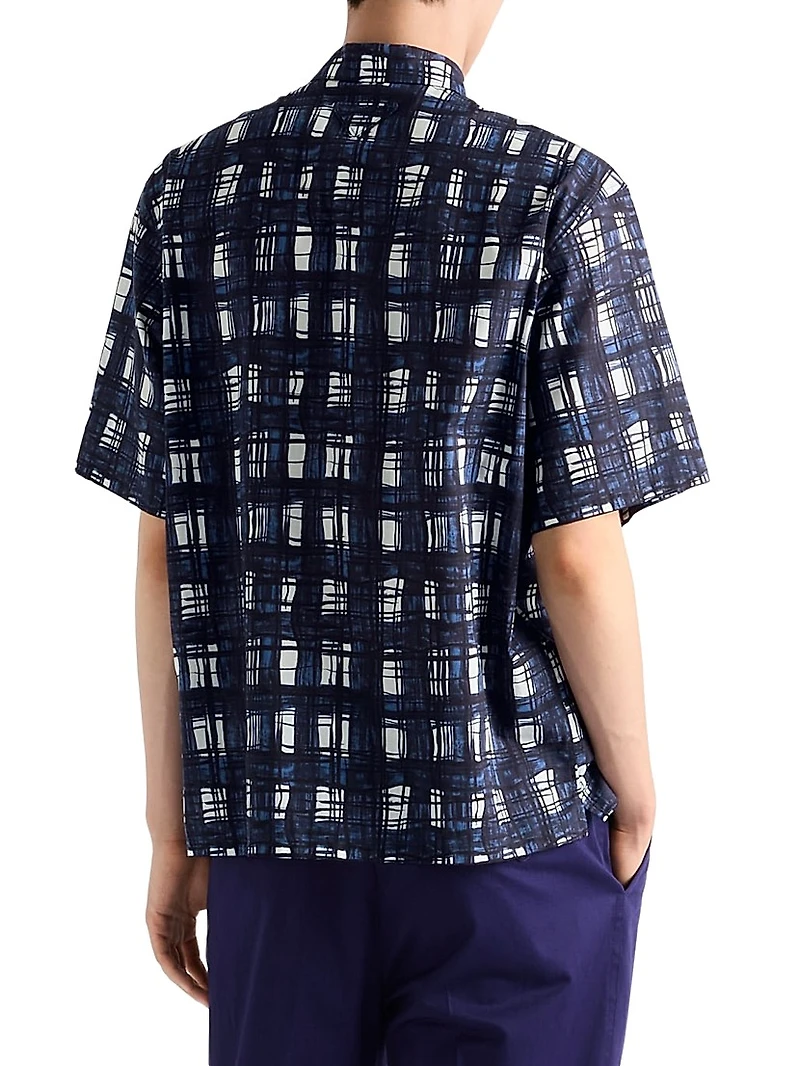 Short-Sleeved Cotton Shirt