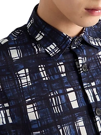 Short-Sleeved Cotton Shirt