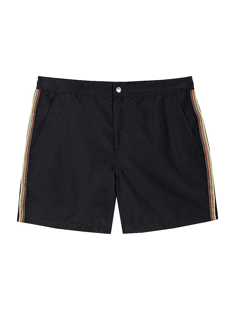 Side Striped Swim Shorts