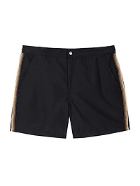 Side Striped Swim Shorts